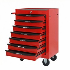 7-drawer Rolling Tool Chest -heavy Duty Tool Storage Cabinet Wwheels 5 Colors