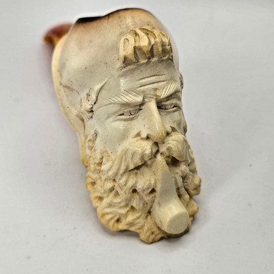 Altinay Block Meerschaum Sultan Estate Pipe with Case