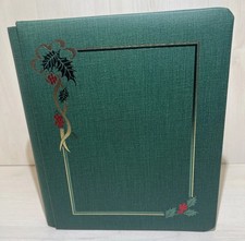 Creative Memories 8"x10" Everygreen Hollyt Berry Holiday Album w/15 Pages NWOP