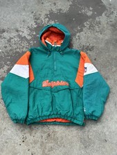 Vintage Miami Dolphins 90's Starter Pullover Puffer Jacket Men  s Size M NFL