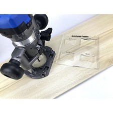 Butterfly Shaped Acrylic Inlay Template Kit 3 pcs for Wood Router and Craft Use