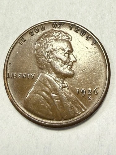 1926-S LINCOLN CENT- AU BROWN (UPGRADE THAT SPOT IN YOUR SET) PRICED TO SELL 🔥*