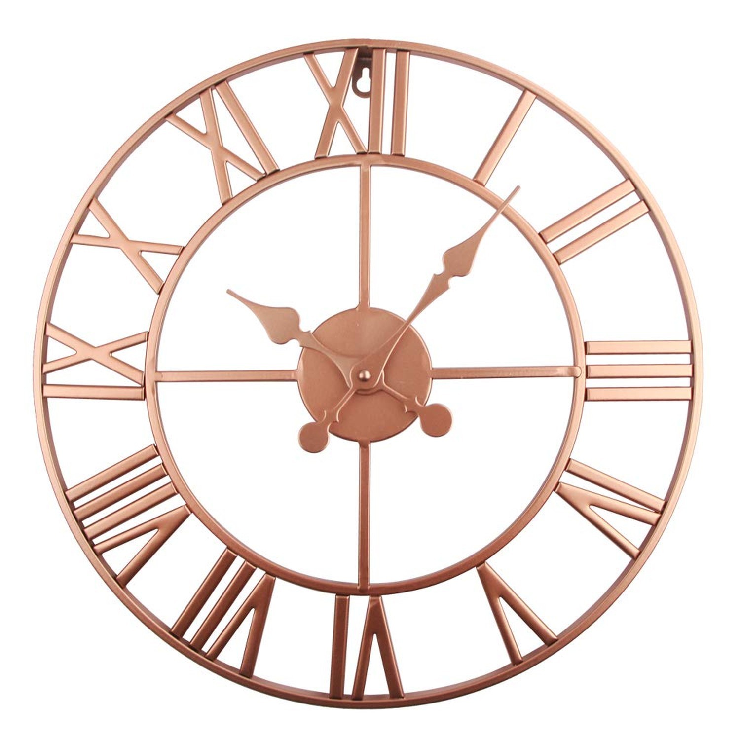 Rustic Vintage Metal Oversized Big European Retro Wall Clock for Home Living ...