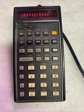 Vintage HP-45 Black Red LED Display Portable Scientific Pocket Calculator