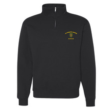 US Army 1st Infantry Division Quarter Zip Sweatshirt Officially Licensed