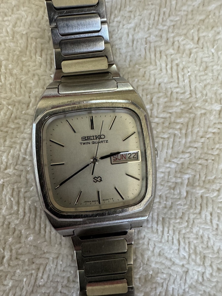 Vintage Seiko Twin Quartz Day/Date 9923-5000 - new battery | eBay