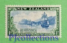 U1953 - NEW ZEALAND -NEW ZEALAND 1948 PORT OF CHALMERS 1d MH