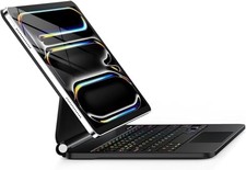 for iPad Pro 13 Inch Case with Keyboard M5/M4, 2025/2024  Magic-Style Black