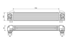 Ladeluftkühler VALEO 818386 Aluminium für PEUGEOT 308 CC RCZ 1 16V GTi THP DS4