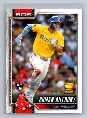 2026 Topps #189 Roman Anthony Boston Red Sox Super Box Companion Card RC