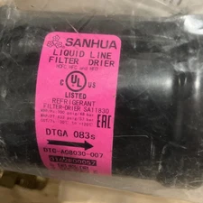 SANHUA LIQUID LINE FILTER DRIER DTG-A08030-007 New