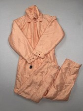 Ellesse Vintage Ski Anzug Damen Gr.36 DE / 40 IT Pfirsich Skioverall