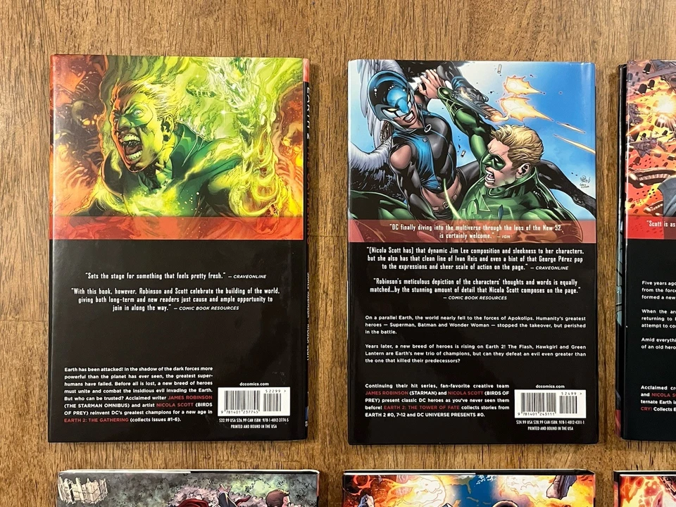 Tierra 2 Volumen 1 2 3 4 5 6 Nuevo 52 Juego Tapa Dura Lote Completo Batman Superman DC Foto 3 de 4