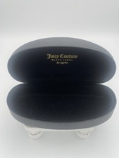 Juicy Couture Sunglasses Eyeglasses Case Black Label Hard Clam Shell Adult