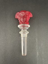 Versace Rosenthal Medusa Red Frosted Crystal ...