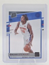 2020-21 Panini Clearly Donruss - Rated Rookie Isaiah Stewart #62 (RC)