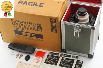 Testé [NEUF dans sa boîte] Objectif Canon FD NFD 200mm f1.8L MF neuf et... - Photo 1/4