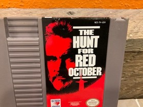 The Hunt for Red October Nintendo Entertainment System 1991 NES Carrito folleto
