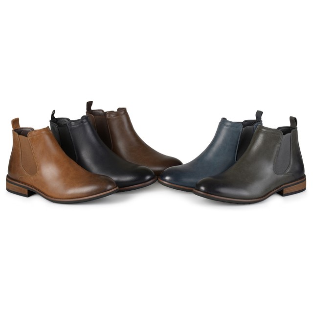 mens dress boots wide width
