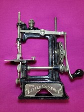 Antique 1896 Smith & Egge Little Comfort Cast Iron Sewing Machine Chain Drive