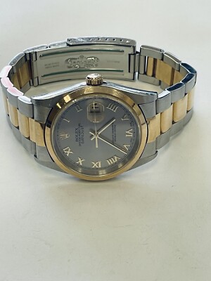 岩丸L Rolex Datejust 36 White Roman 2000 | Used Rolex | TopNotch Watch