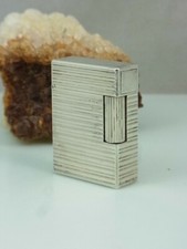 S.T. Dupont Linie 1 kleines Modell Silber Feu...