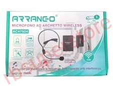 Microfono wireless ad archetto senza fili | Karaoke, riunioni, suono nitido