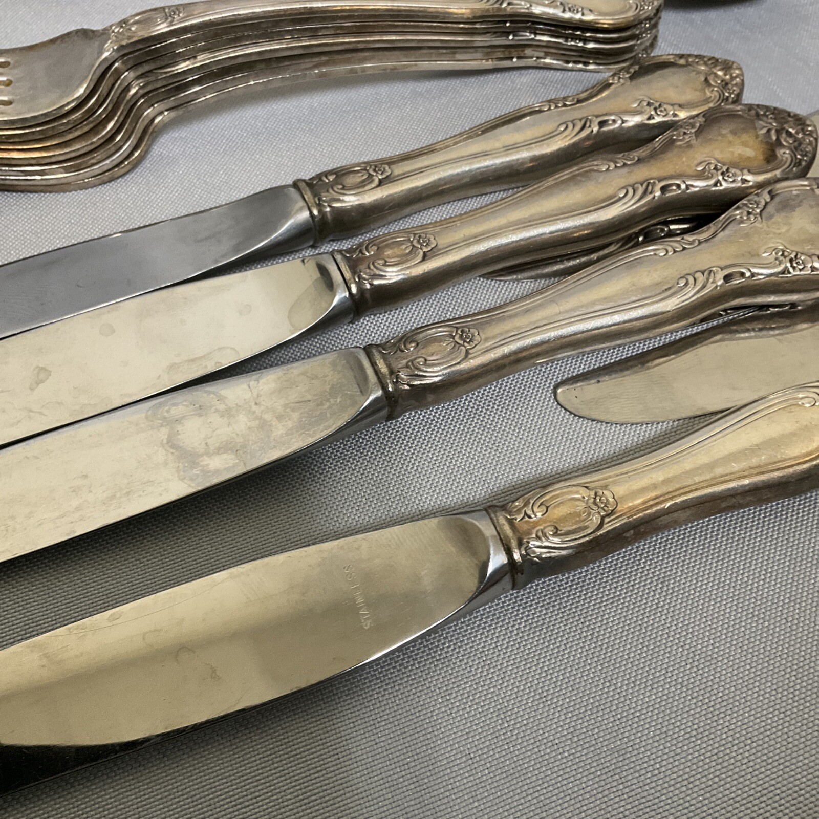 1940's 33 PC Gorham New Elegance silverware Silverplate Set eBay