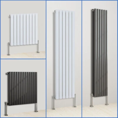 Designer Radiator Horizontal Vertical Flat Panel Heating Single Double Rads