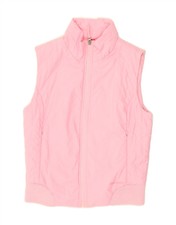 Invicta Womens Graphic Padded Gilet Uk 10 Small Pink Polyester Mq03