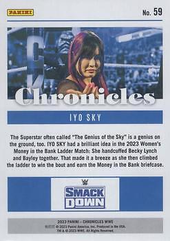 直筆サインカード 2023 Panini Chronicles イヨ スカイ Iyo Sky 2023 Panini Chronicles WWE CHRONICLES INSERT Card