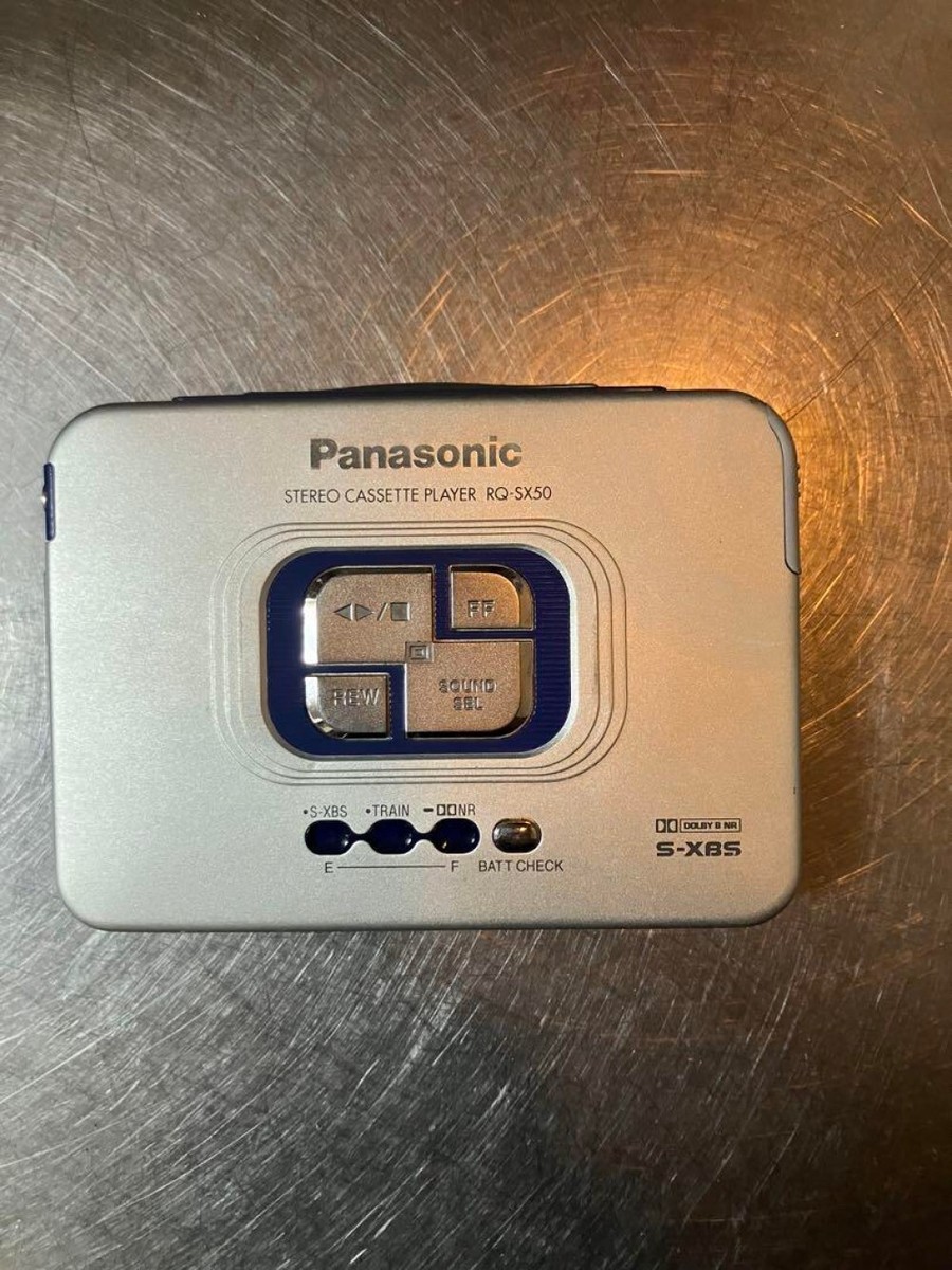 Panasonic RQ-SX50 stereo Portable cassette player Silver Panasonic RQ-SX50 stereo Portable cassette player Silver
