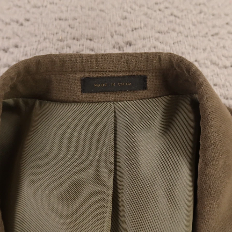 Chaqueta Andrew Fezza 2XL Marrón Beige Extremo Poliéster Blazer Abrigo Deportivo 52R Foto 3 de 4