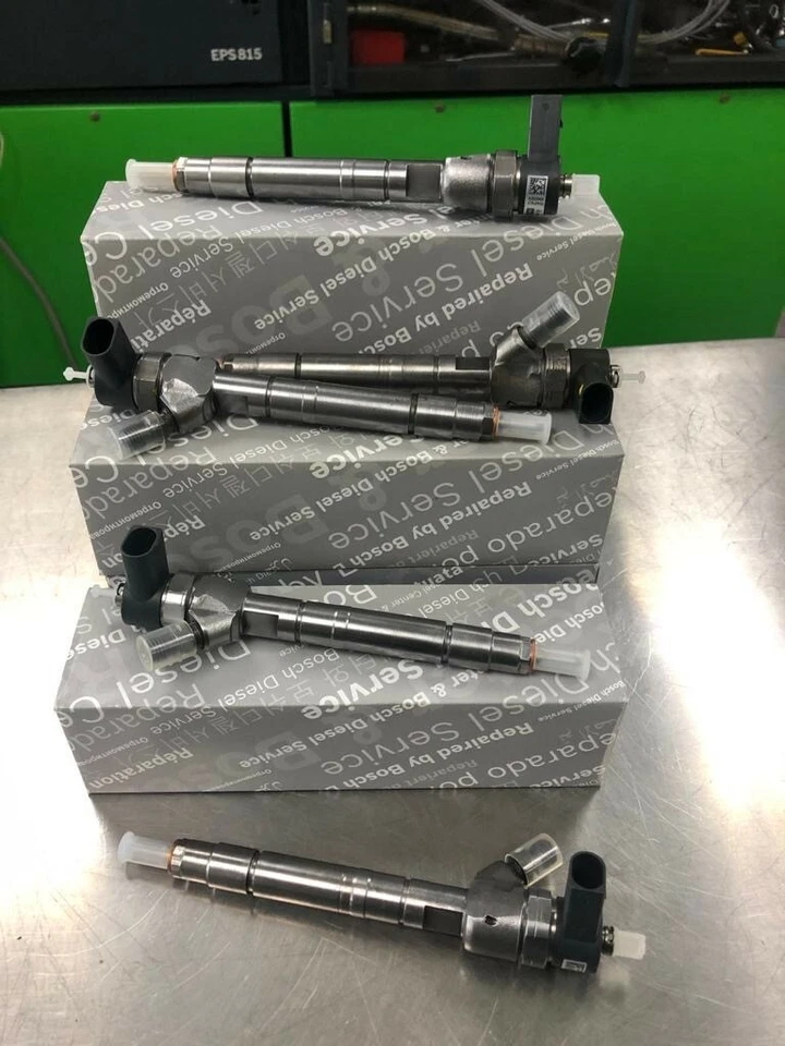 Juego de 5 inyectores de combustible bosch para 2001-03 Sprinter MB Freightliner Dodge 2,7 L Foto 2 de 3