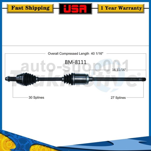 Front Right CV Joint Axle For BMW X5 2018 2017 2016 2015 2014 2013 2012