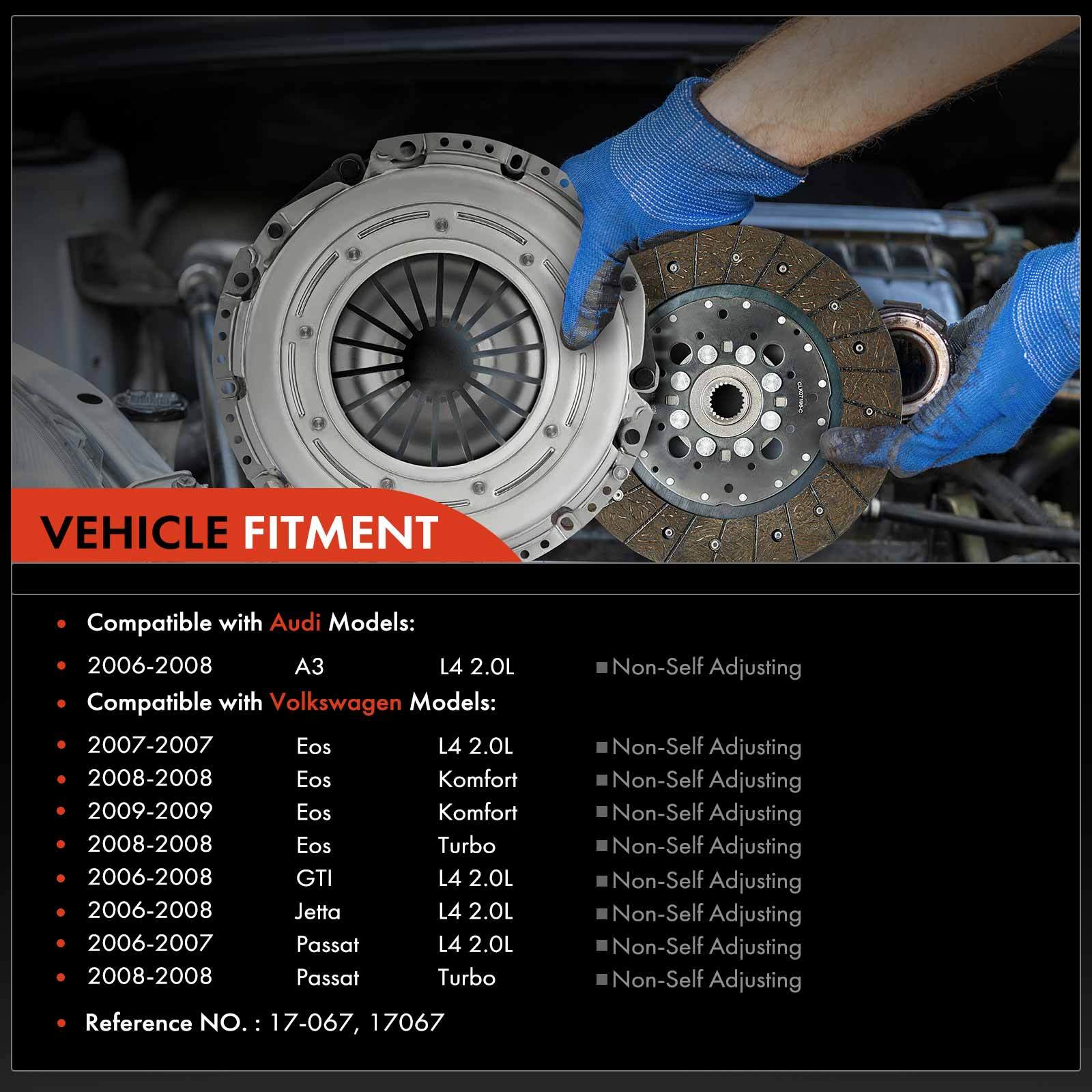 1x Transmission Clutch Kit for Audi A3 Volkswagen GTI Jetta Passat Eos ...