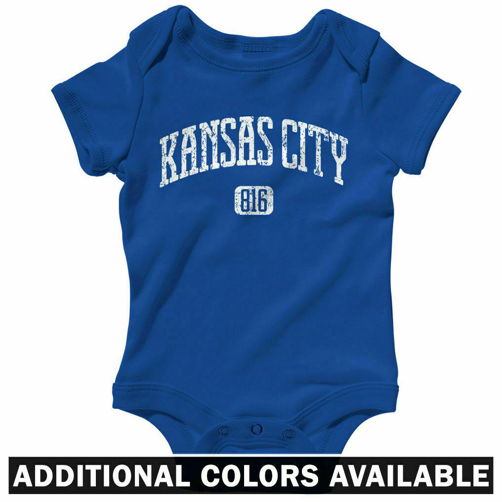 Kansas City 816 One Piece Royals q Mo Baby Infant Creeper Romper Nb To 24m Ebay