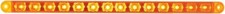 12 Inch Amber Led Vehicle Accent Light Bar For Stop Turn Tail Clearance