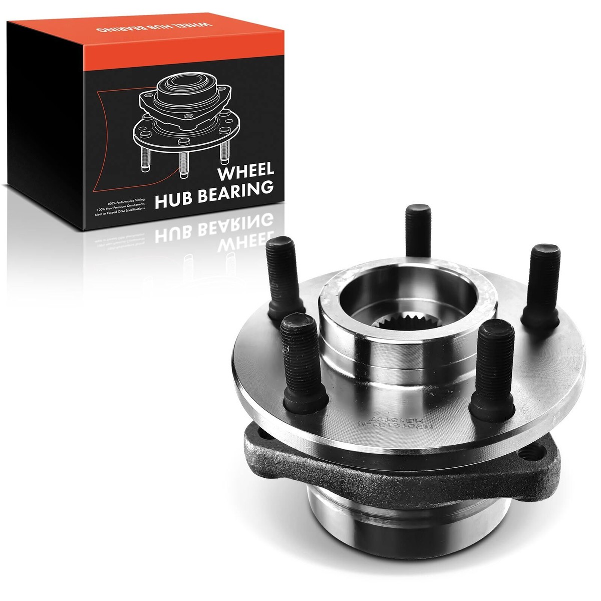 TRQ New Front Wheel Bearing & Hub For 1984-1989 Jeep Cherokee Comanche Wagoneer