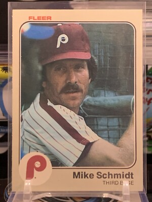1983 Fleer Mike Schmidt Philadelphia Phillies #173 JH 9H