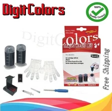 Refill bottle Ink Kit box tool for CN Canon PG240 PG240XL Black ink cartridge