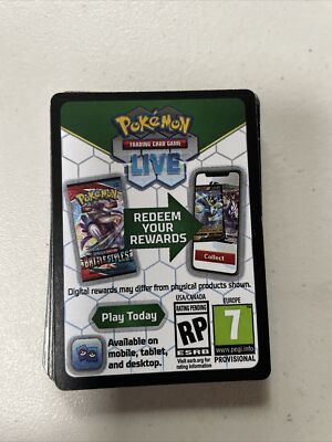Pokemon GO Trading Card Game Online (PTCGO) Online Booster Card - Unused Code