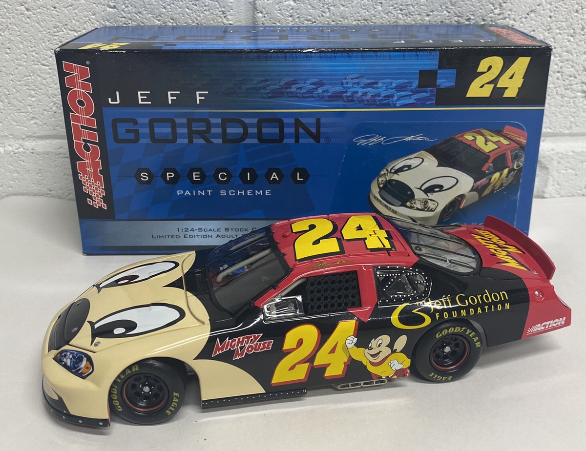 2006'JEFF GORDON 限定品 マイティマウス １/24スケール DOOR NUMBER - DIN #24 - AUTOGRAPHED 2006 Jeff Gordon