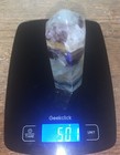 Healing Crystal Lot- Rainbow Fluorite Tower, Natural Amethyst Cluster — photo 5