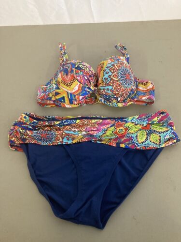 Set Of Two Bleu Rod Beattie Bikinis Size 8