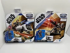 Star Wars The Mandalorian Mission Fleet Hover E-Web Cannon & Barc Speeder