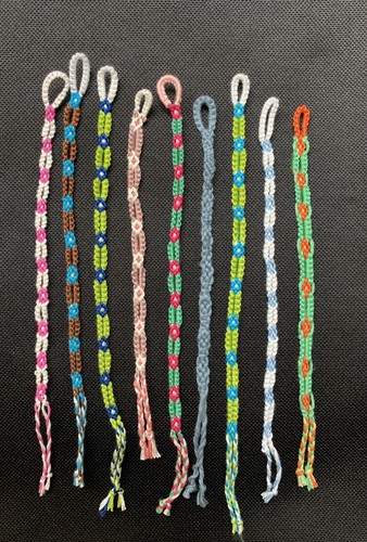 BRACELET BRÉSILIEN FAIT main, tressé coton, amitié, mariage, couple EUR 20,00 - FR