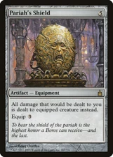 Pariah's Shield Ravnica: City of Guilds HEAVILY PLD Artifact Rare CARD ABUGames