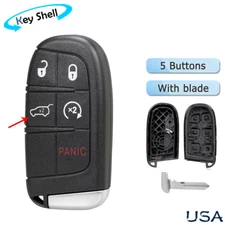 Replacement for Dodge Journey 2011-2019 Smart Key Fob Shell Case M3N40821302