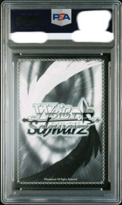 Unyielding Fighting Spirit Asuna SP Signed Weiss Schwarz PSA9